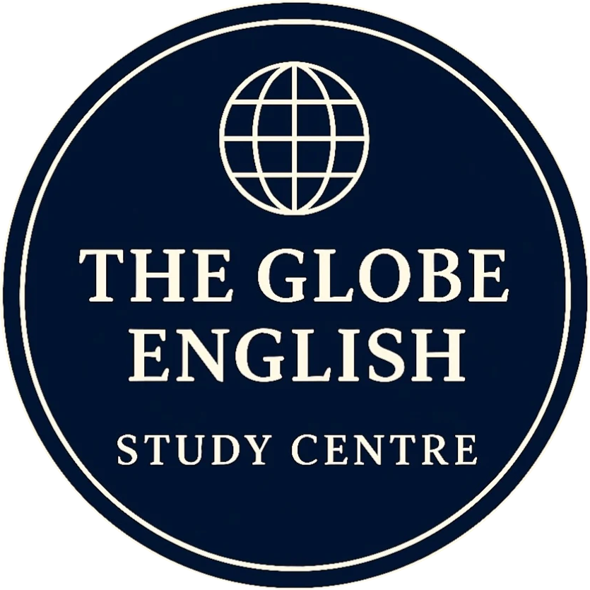 The Globe English Logo